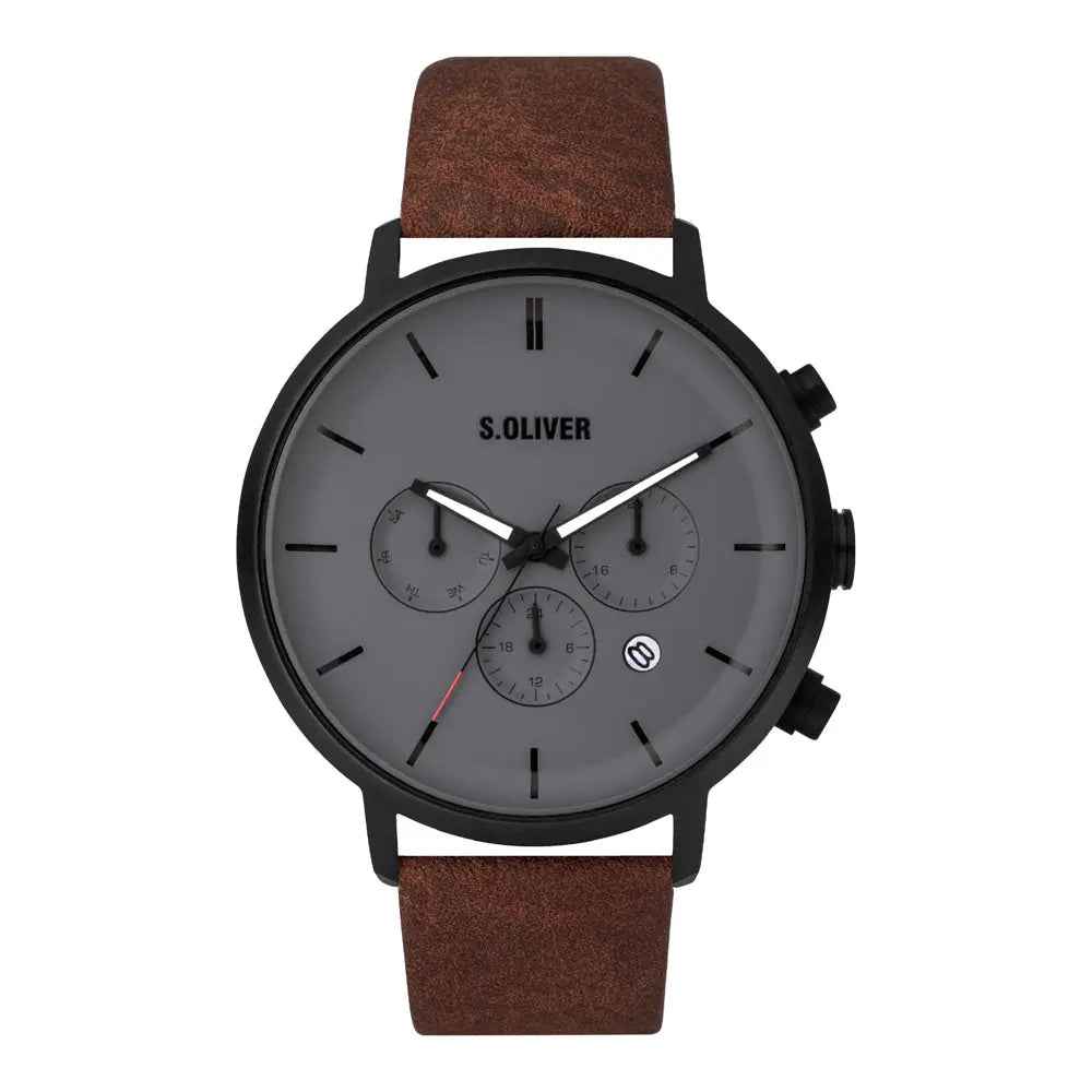 s.Oliver eine besondere Herrenuhr  SO-3869-LM